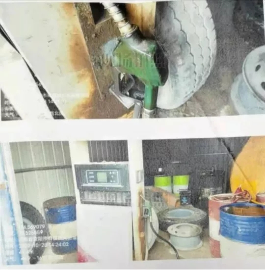滑县高强混凝土有限公司院内建设有黑加油站 本文图片均来自微信公众号@河南环境
